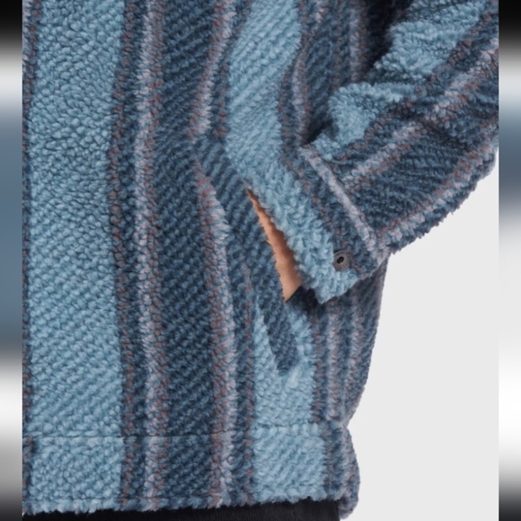 NWT Quicksilver Sherpa Fleece Overshirt men's size XL - Picture 8 of 11